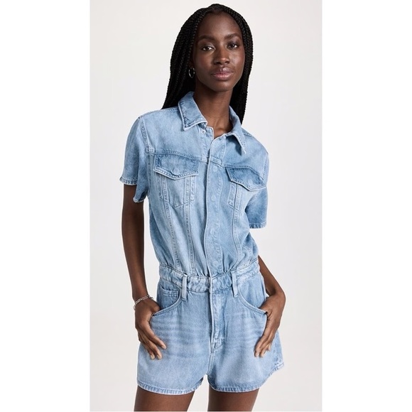 Good American Indigo Denim Dress - Picture 1 of 6